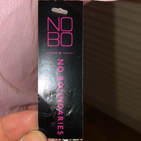 NWT Off Shoulder Hi Lo Chiffon Dress in Perfect Pink - Picture 9 of 13